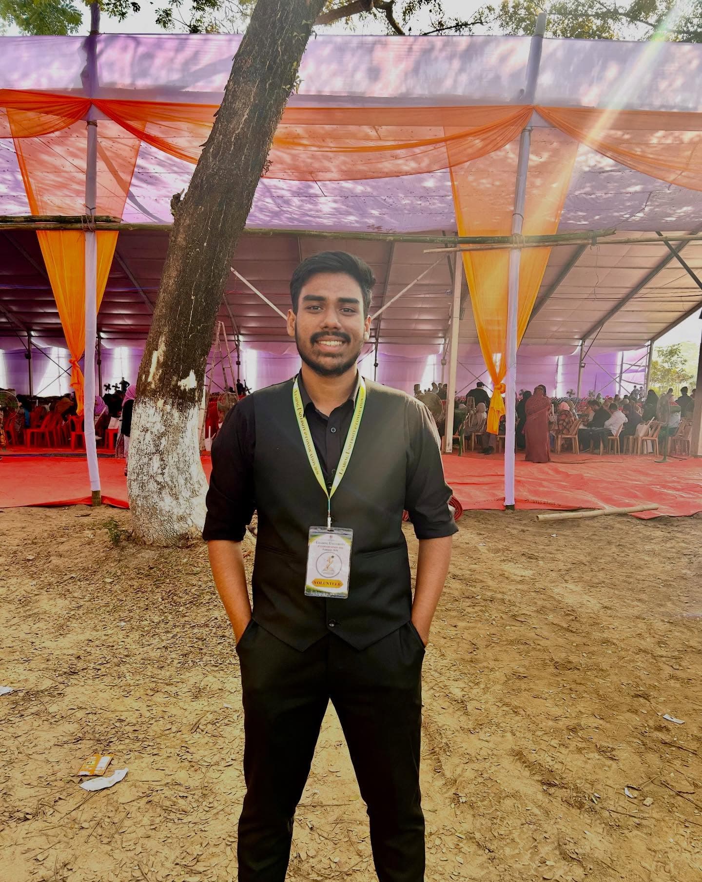 Badar Hossain, Co-Founder and Chief Operating Officer of Ravenence Limited — volunteering at a Leading University event
